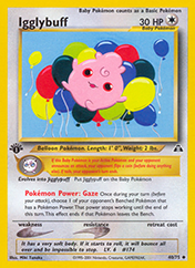 Igglybuff Neo Discovery Pokemon Card