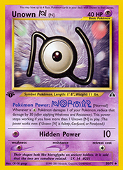 Unown [N] Neo Discovery Pokemon Card