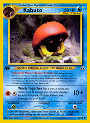 Kabuto Neo Discovery Pokemon Card