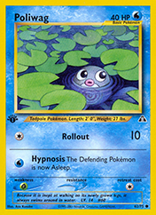 Poliwag Neo Discovery Pokemon Card