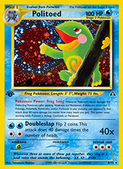 Politoed Neo Discovery Card List