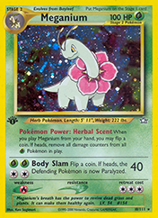 Meganium Neo Genesis Card List