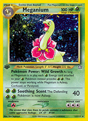 Meganium Neo Genesis Card List