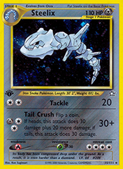 Steelix Neo Genesis Pokemon Card