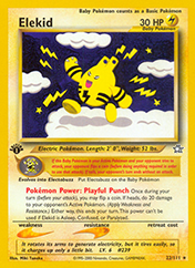 Elekid Neo Genesis Pokemon Card