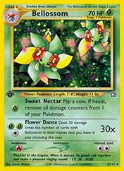 Bellossom Neo Genesis Pokemon Card