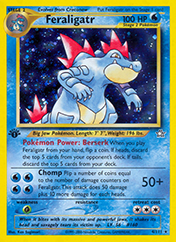 Feraligatr Neo Genesis Card List