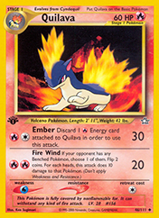 Quilava Neo Genesis Pokemon Card