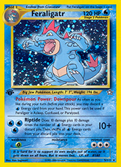 Feraligatr Neo Genesis Card List