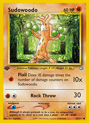 Sudowoodo Neo Genesis Pokemon Card
