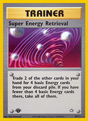 Super Energy Retrieval Neo Genesis Pokemon Card