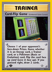 Card-Flip Game Neo Genesis Pokemon Card