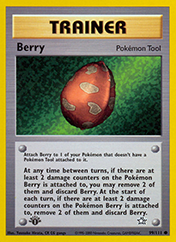 Berry Neo Genesis Pokemon Card