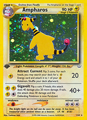 Ampharos Neo Revelation Card List