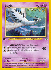 Lugia Neo Revelation Card List