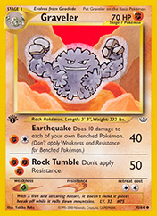Graveler Neo Revelation Pokemon Card