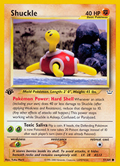 Shuckle Neo Revelation Pokemon Card