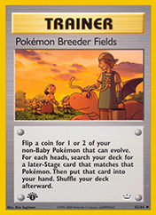 Pokemon Breeder Fields Neo Revelation Pokemon Card