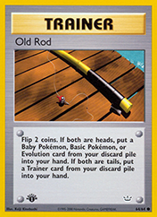 Old Rod Neo Revelation Pokemon Card