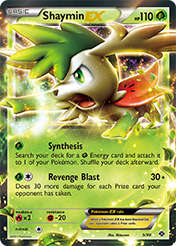 Shaymin-EX Next Destinies Card List