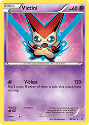 Victini Noble Victories Pokemon Card