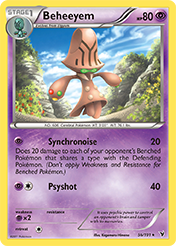 Beheeyem Noble Victories Pokemon Card