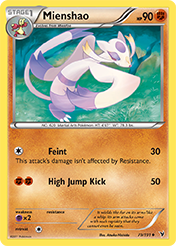 Mienshao Noble Victories Pokemon Card