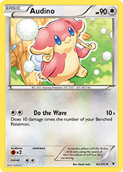 Audino Noble Victories Pokemon Card