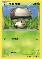 Foongus Noble Victories Pokemon Card