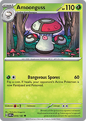 Amoonguss Obsidian Flames Card List