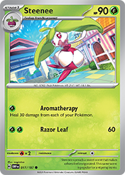 Steenee Obsidian Flames Card List