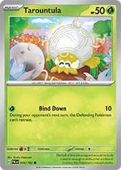 Tarountula Paldea Evolved Pokemon Card