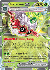 Forretress ex Paldea Evolved Card List