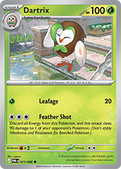 Dartrix Perfect Order Card List