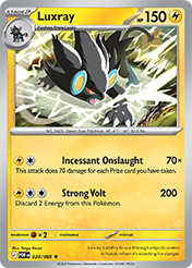 Luxray Perfect Order Card List