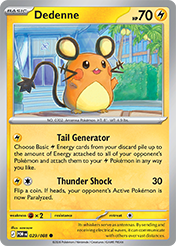 Dedenne Perfect Order Card List