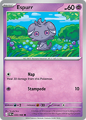 Espurr Perfect Order Card List