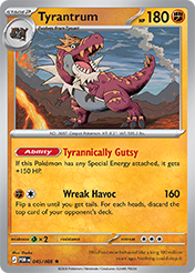 Tyrantrum Perfect Order Card List