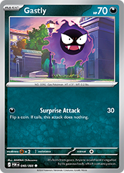Gastly Perfect Order Card List