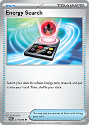 Energy Search Perfect Order Card List