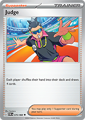 Judge Perfect Order Card List