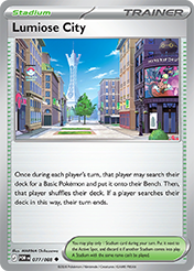 Lumiose City Perfect Order Card List