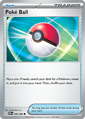 Poké Ball Perfect Order Card List