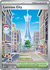 Lumiose City Perfect Order Card List