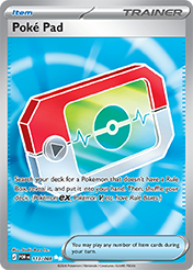 Poké Pad Perfect Order Card List