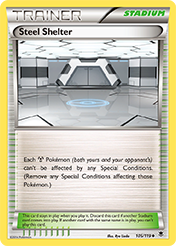 Steel Shelter Phantom Forces Pokemon Card
