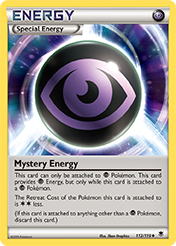 Mystery Energy Phantom Forces Pokemon Card