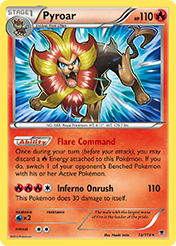 Pyroar Phantom Forces Card List