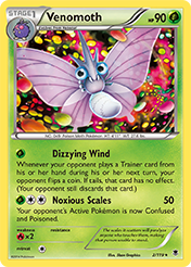 Venomoth Phantom Forces Card List