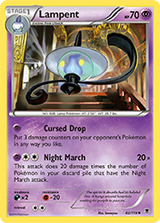 Lampent Phantom Forces Pokemon Card